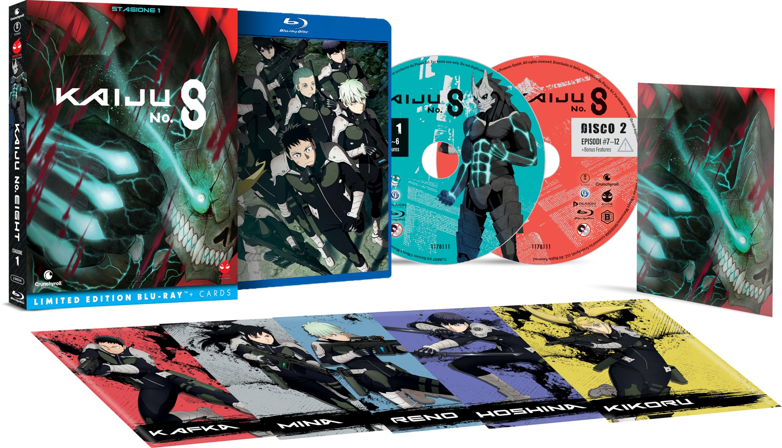 Kaiju No. 8 - Stagione 1 (2 Blu-Ray) - (Italian Import)