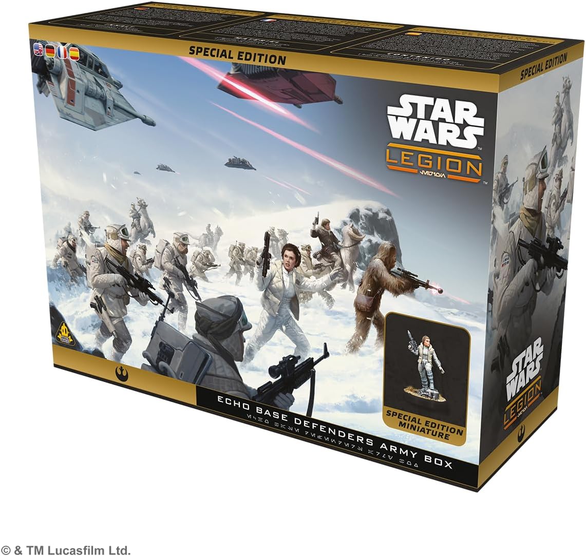 Asmodee | Star Wars: Legion – Echo Base Defenders Special Edition Army Box | Miniatures Game | Ages 14+ | 2 Players | 90 Minutes Playing Time