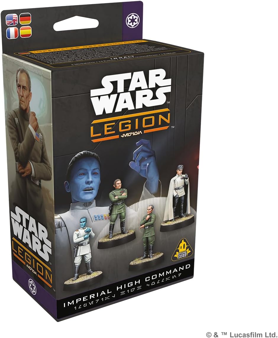 Asmodee | Star Wars: Legion – Imperial High Command | Miniatures Game | Ages 14+ | 2 Players | 90 Minutes Playing Time