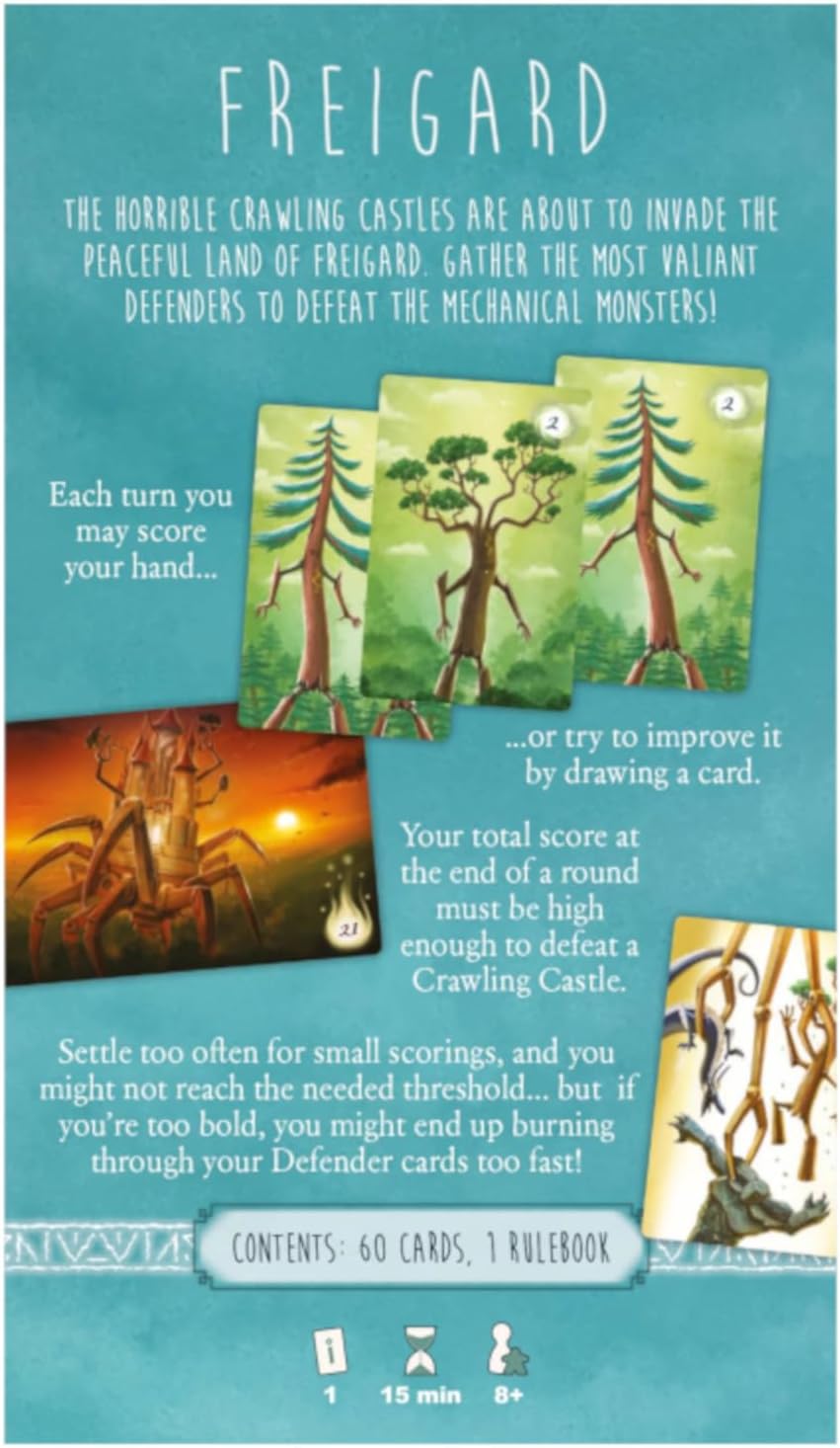 Freigard | Board Game | Ages 8+ | 1 Players | 15 Minutes Playing Time