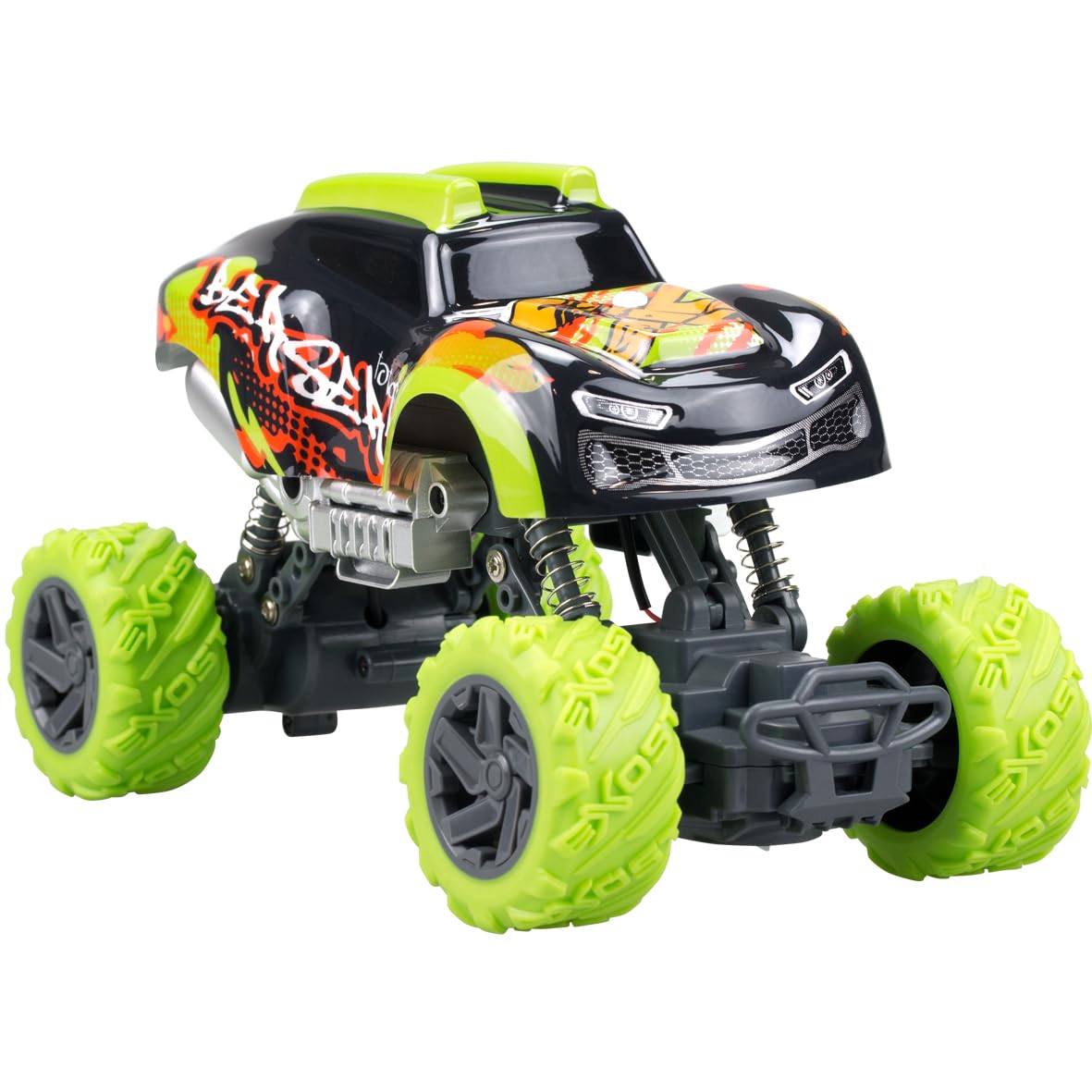 EXOST Op afstand bediende auto - X Crawler 2,4 Ghz - Oplaadbare Batterij - Voor- en Achtervering - Kinderspeelgoed - Vanaf 5 jaar