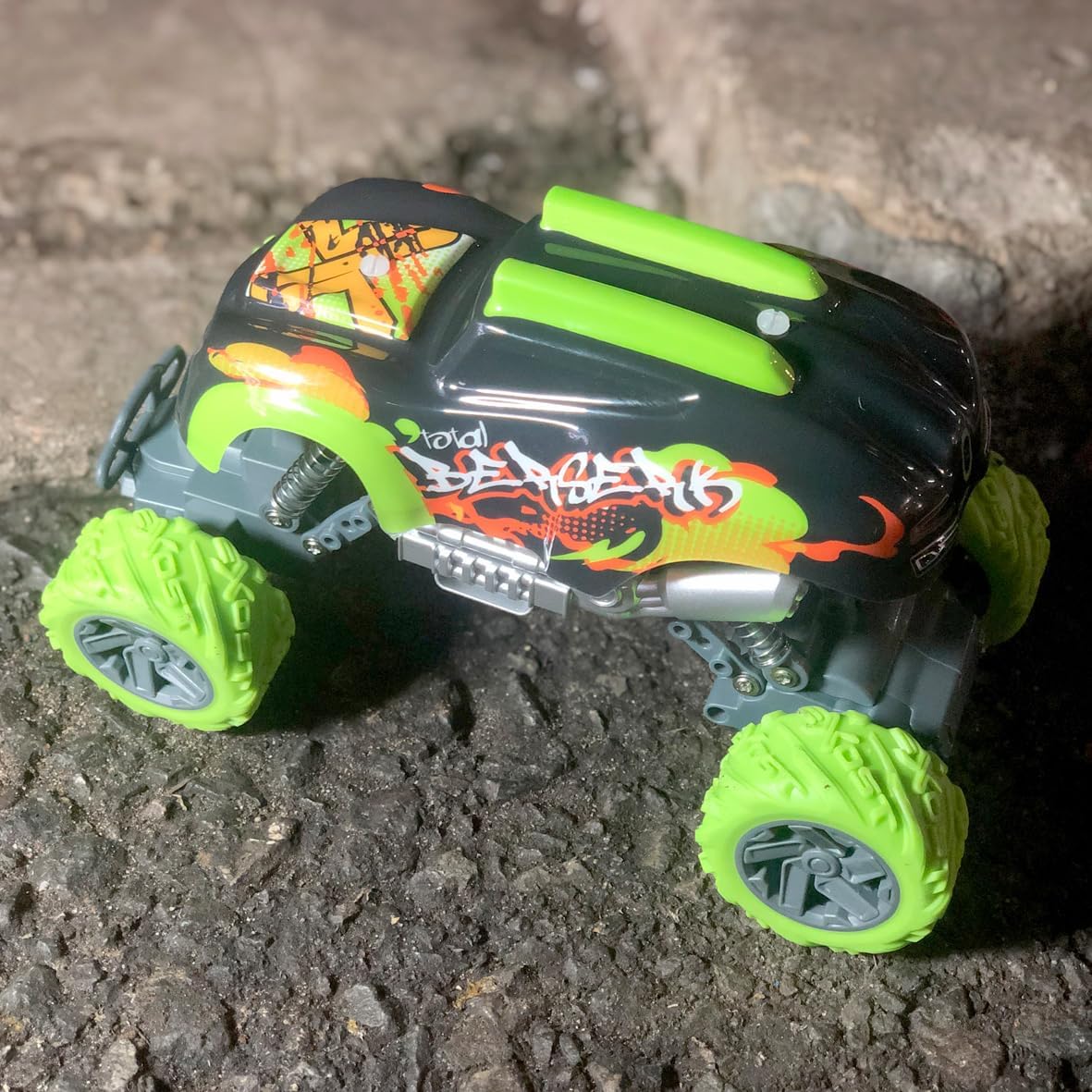 EXOST Op afstand bediende auto - X Crawler 2,4 Ghz - Oplaadbare Batterij - Voor- en Achtervering - Kinderspeelgoed - Vanaf 5 jaar
