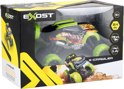 EXOST Op afstand bediende auto - X Crawler 2,4 Ghz - Oplaadbare Batterij - Voor- en Achtervering - Kinderspeelgoed - Vanaf 5 jaar
