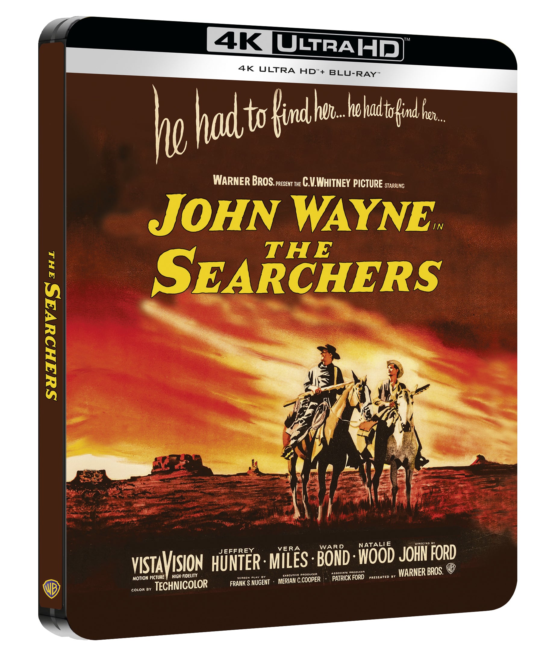 The Searchers Limited Edition 4K UHD Steelbook