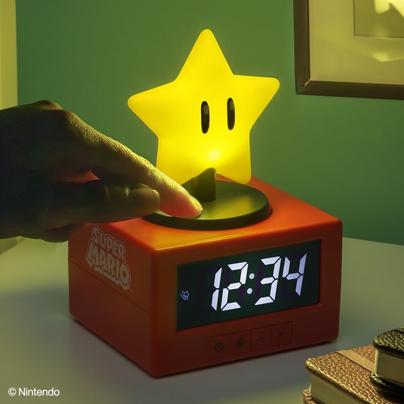 Paladone Icons: Super Mario - Super Star Alarm Clock (Pp13708Nn)