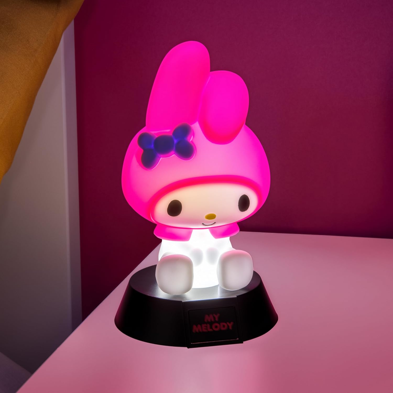 Paladone Sanrio My Melody Icon Light, 13cm Character Lamp, AAA Battery Powered, Officially Licensed