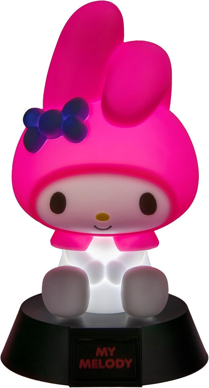 Paladone Sanrio My Melody Icon Light, 13cm Character Lamp, AAA Battery Powered, Officially Licensed