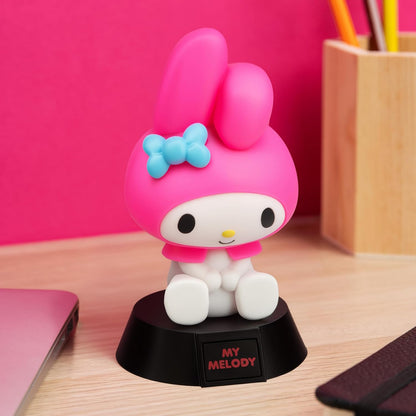 Paladone Sanrio My Melody Icon Light, 13cm Character Lamp, AAA Battery Powered, Officially Licensed