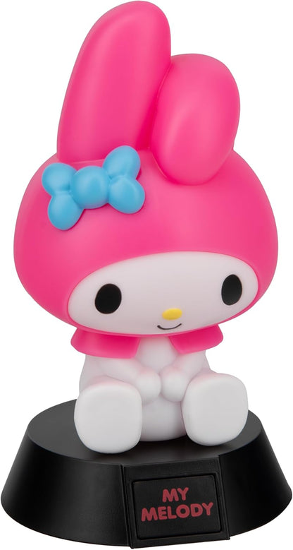 Paladone Sanrio My Melody Icon Light, 13cm Character Lamp, AAA Battery Powered, Officially Licensed