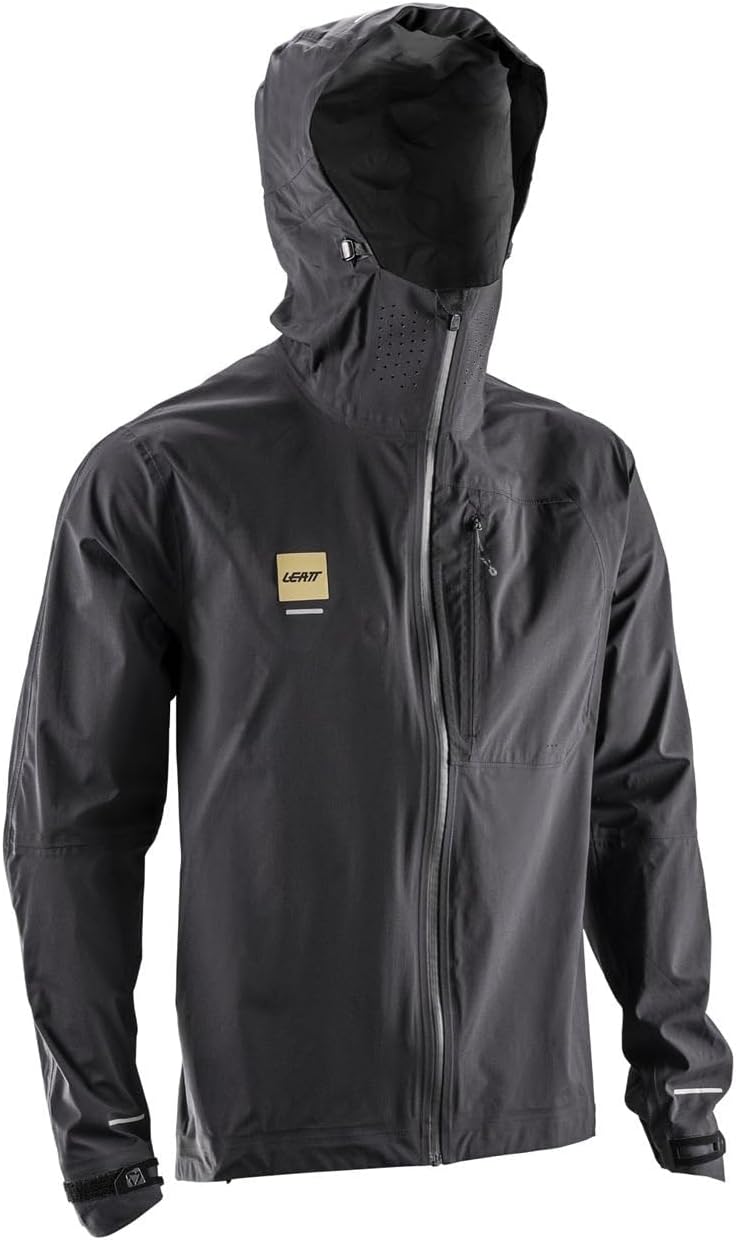 Leatt MTB Hydradri 6.0 Jacke – wasserdicht und atmungsaktiv | Schwarz | XL / US44 / EU54
