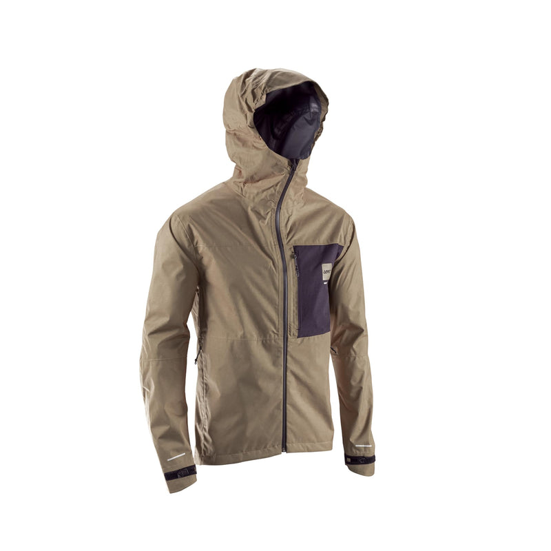 Leatt MTB-Jacke Hydradri 3.0 – wasserdicht und atmungsaktiv | Braun | XL / US44 / EU54