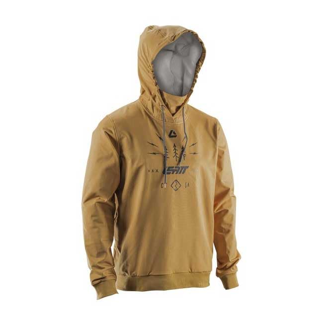 Leatt Hoodie MTB ThermaFlow 3.0 Brass Brown M, 5026054952
