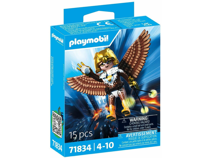 Playmobil Superhero Collectible Blue Voltage – Articulated Figure with Lightning‑Power Accessories