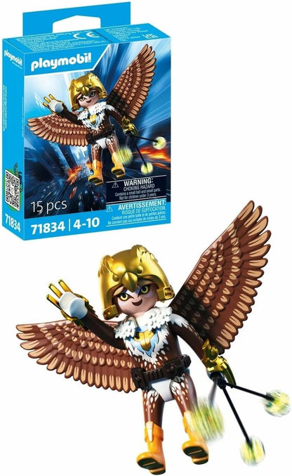 Playmobil Superhero Collectible Blue Voltage – Articulated Figure with Lightning‑Power Accessories
