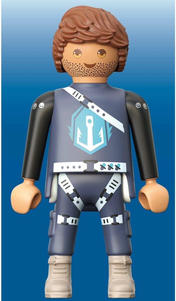 Playmobil Lady Falcon Collectible Superhero – Articulated Hero Figure with Falcon‑Wing Armor and Power Accessories
