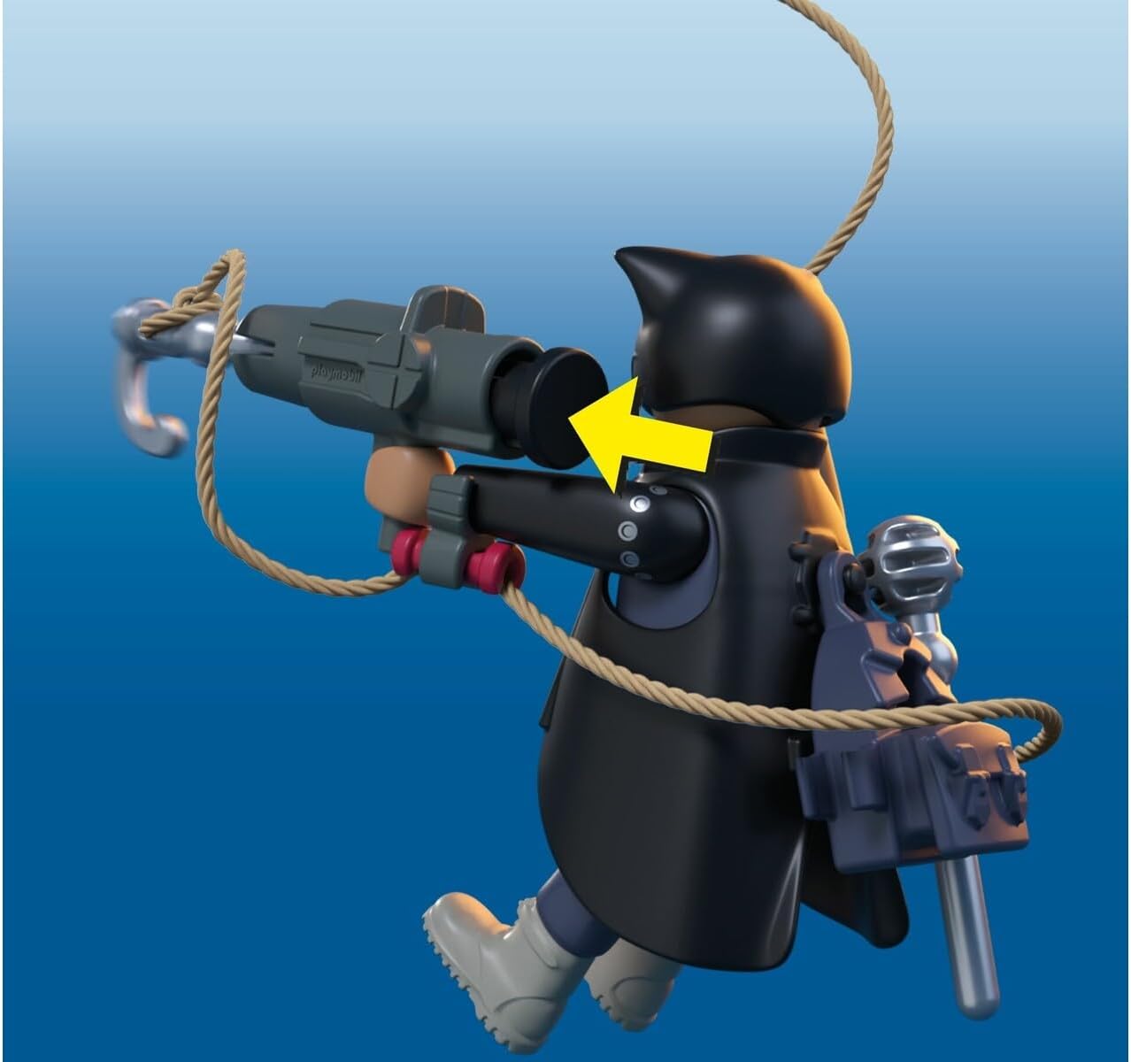 Playmobil Lady Falcon Collectible Superhero – Articulated Hero Figure with Falcon‑Wing Armor and Power Accessories