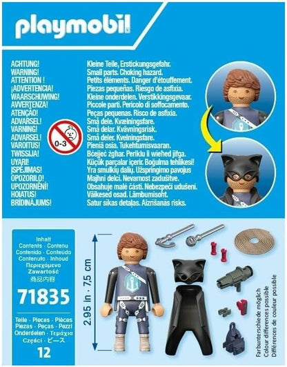 Playmobil Lady Falcon Collectible Superhero – Articulated Hero Figure with Falcon‑Wing Armor and Power Accessories