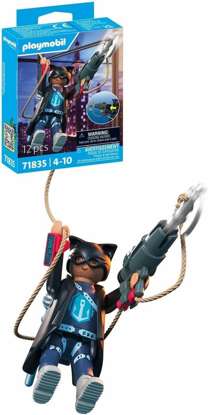 Playmobil Lady Falcon Collectible Superhero – Articulated Hero Figure with Falcon‑Wing Armor and Power Accessories