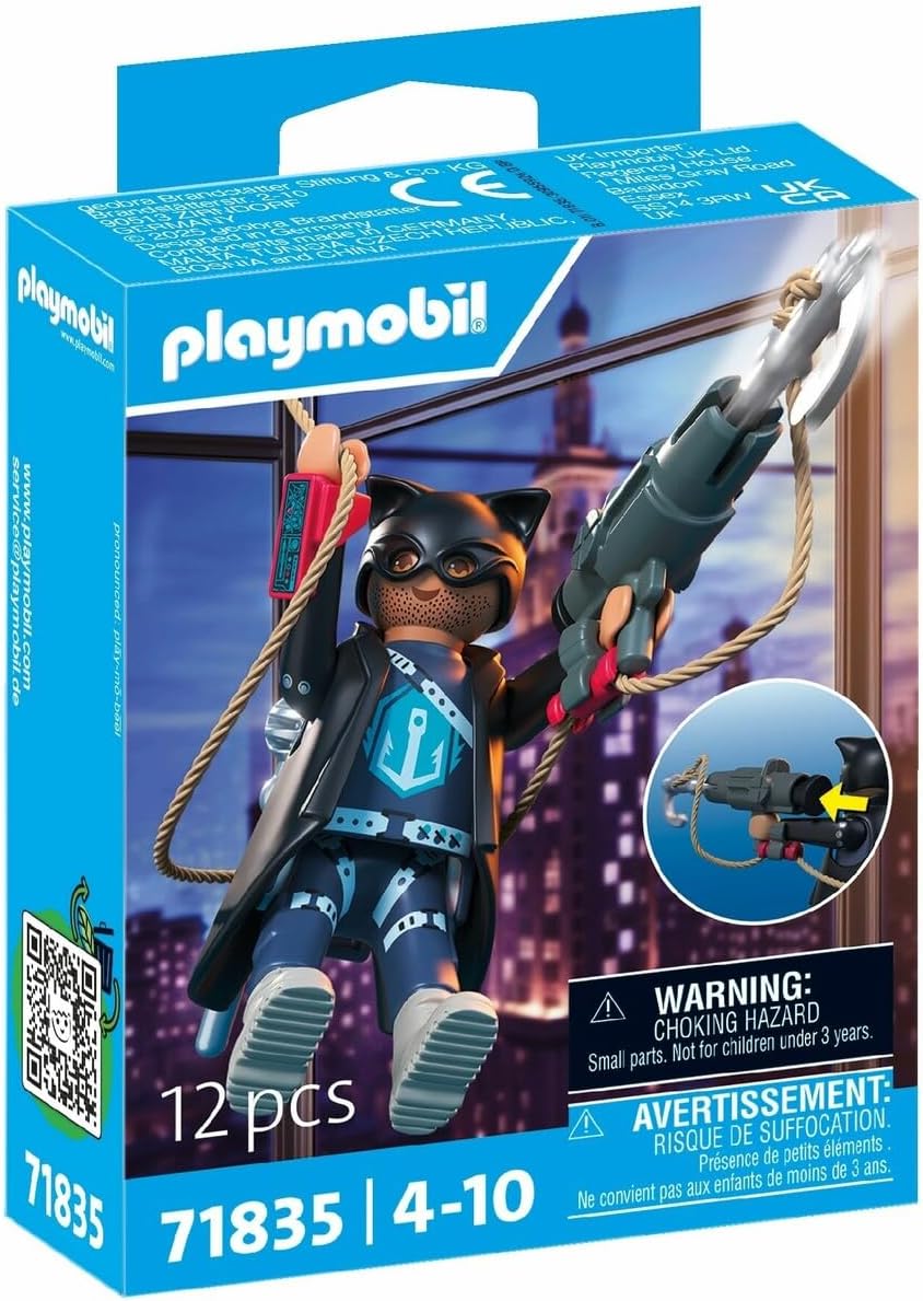 Playmobil Lady Falcon Collectible Superhero – Articulated Hero Figure with Falcon‑Wing Armor and Power Accessories