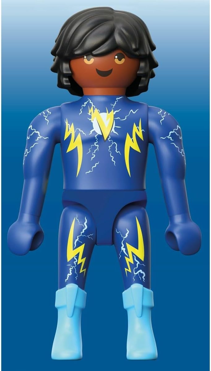 Playmobil Superhero Collectible Mr. Mechanic – Articulated Tech‑Powered Hero Figure with Mechanical Gear and Tool‑Armor Accessories
