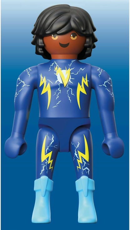 Playmobil Superhero Collectible Mr. Mechanic – Articulated Tech‑Powered Hero Figure with Mechanical Gear and Tool‑Armor Accessories
