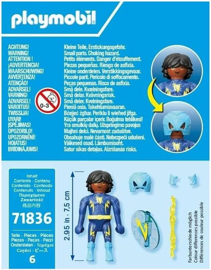 Playmobil Superhero Collectible Mr. Mechanic – Articulated Tech‑Powered Hero Figure with Mechanical Gear and Tool‑Armor Accessories