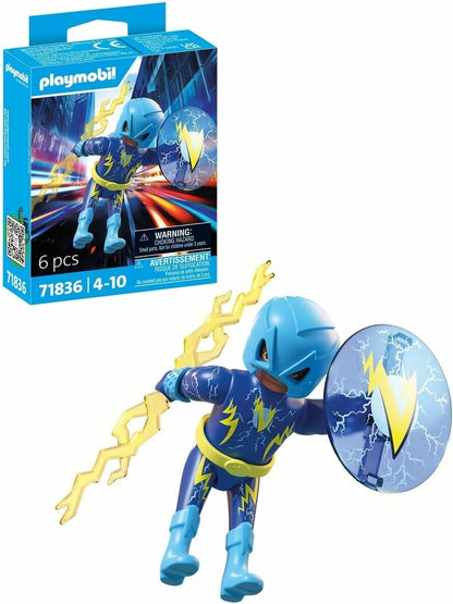 Playmobil Superhero Collectible Mr. Mechanic – Articulated Tech‑Powered Hero Figure with Mechanical Gear and Tool‑Armor Accessories