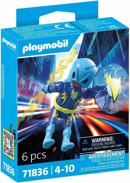 Playmobil Superhero Collectible Mr. Mechanic – Articulated Tech‑Powered Hero Figure with Mechanical Gear and Tool‑Armor Accessories
