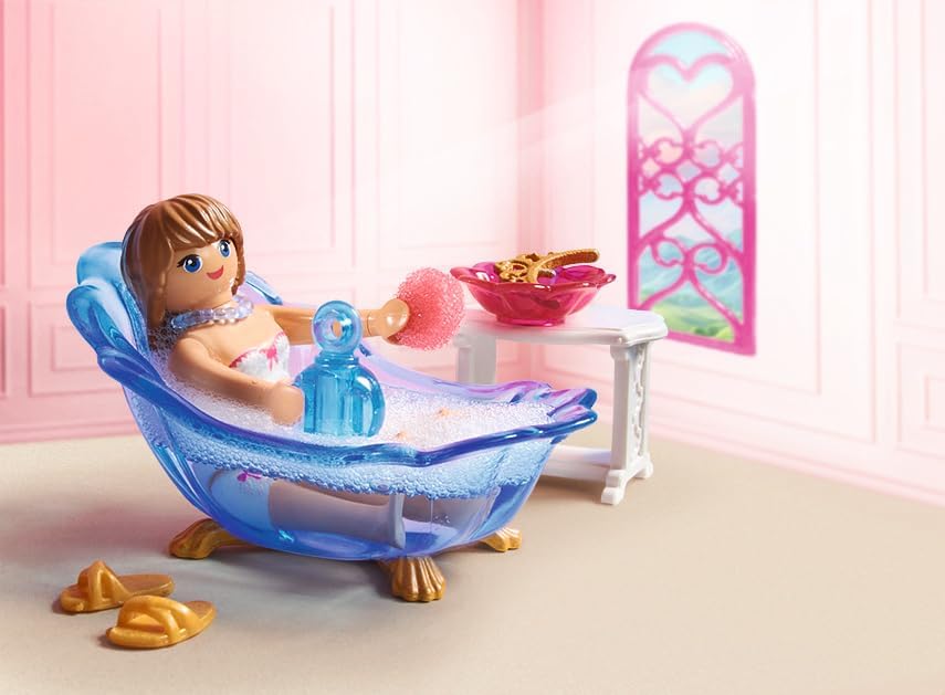Playmobil Royal Bathtub – Elegant Princess Bathroom Set with Accessories, Imaginative Role‑Play Toy for Kids Ages 4+