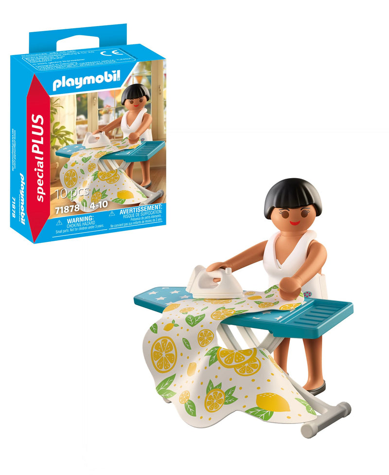 PLAYMOBIL Special Plus 71878 Stylist – Summer Party Outfit Set with Dress, Skirt, Ironing Board & Accessories – Ages 4+