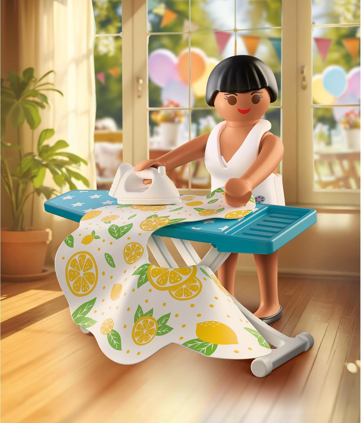 PLAYMOBIL Special Plus 71878 Stylist – Summer Party Outfit Set with Dress, Skirt, Ironing Board & Accessories – Ages 4+