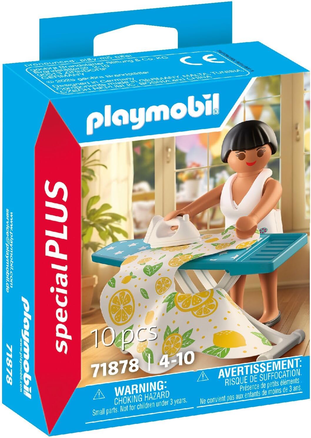 PLAYMOBIL Special Plus 71878 Stylist – Summer Party Outfit Set with Dress, Skirt, Ironing Board & Accessories – Ages 4+