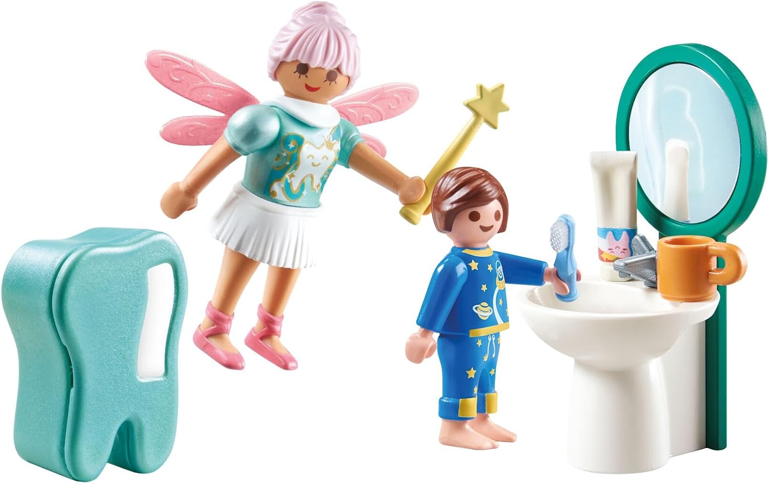 Playmobil Tooth Fairy – Magical Fairy Figure with Tooth Box & Accessories, Imaginative Role‑Play Toy for Kids Ages 4+