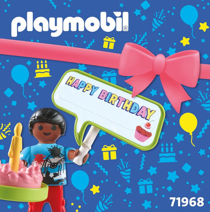 Playmobil Children’s Birthday Party – Party Figures with Gifts, Cake & Accessories, Fun Celebration Role‑Play Toy for Kids Ages 4+