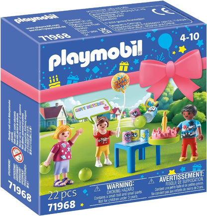 Playmobil Children’s Birthday Party – Party Figures with Gifts, Cake & Accessories, Fun Celebration Role‑Play Toy for Kids Ages 4+