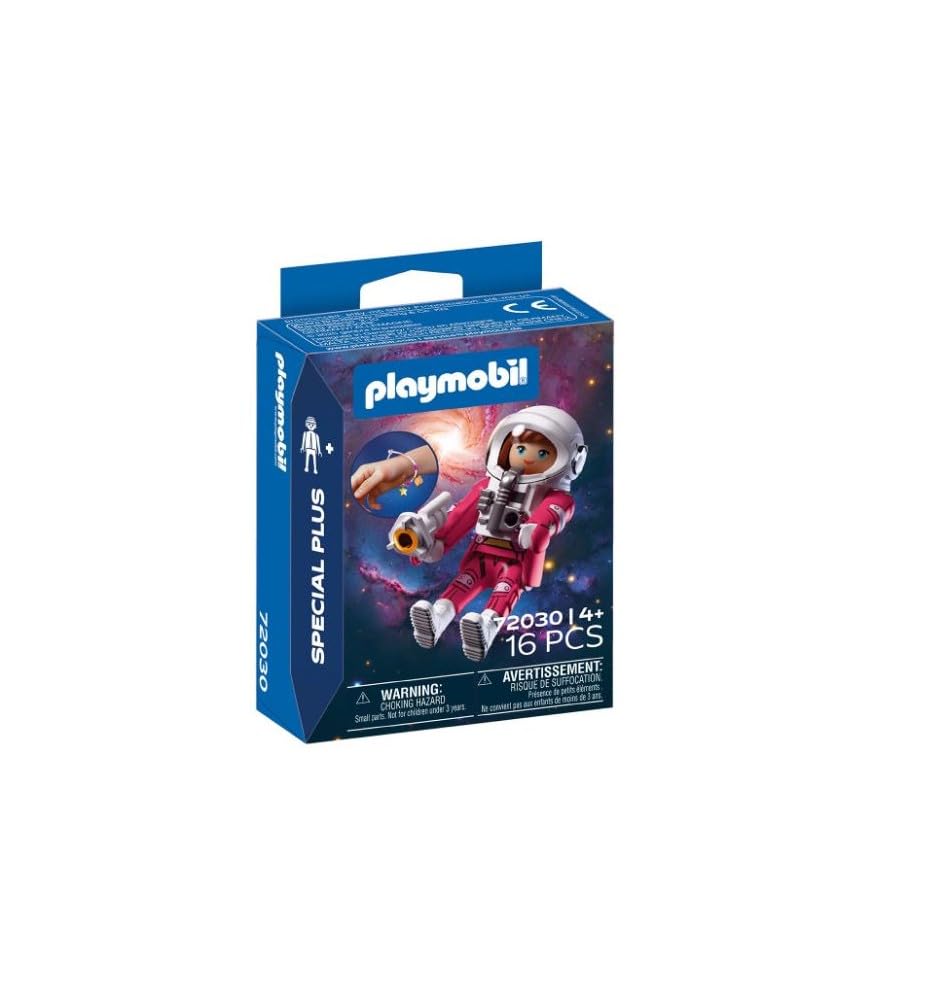 Playmobil Astronaut Figure – Space Adventure Playset with Helmet, Jetpack & Accessories, Ages 4+