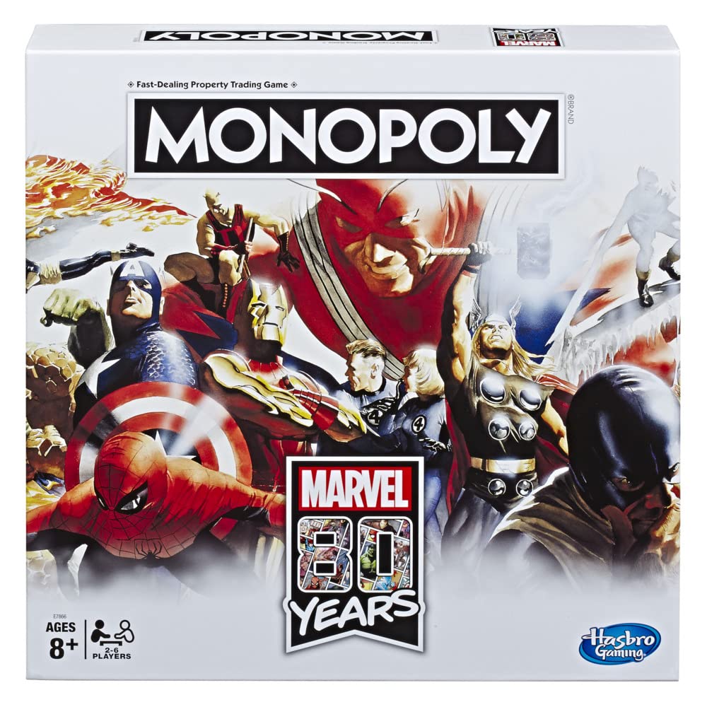 Monopoly Marvel 80Th Anniversary Board Game - English Edition