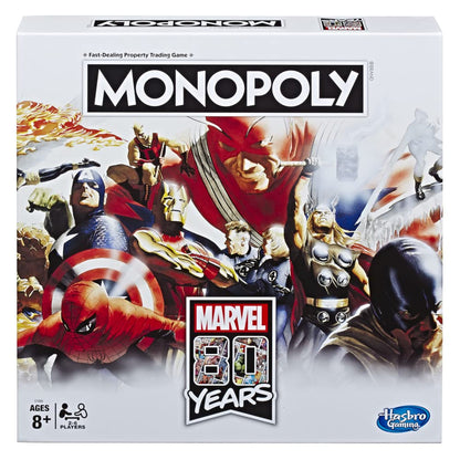 Monopoly Marvel 80Th Anniversary Board Game - English Edition