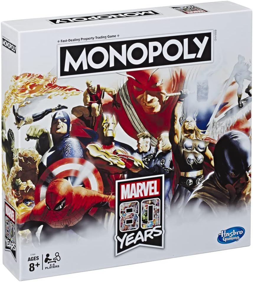 Monopoly Marvel 80Th Anniversary Board Game - English Edition