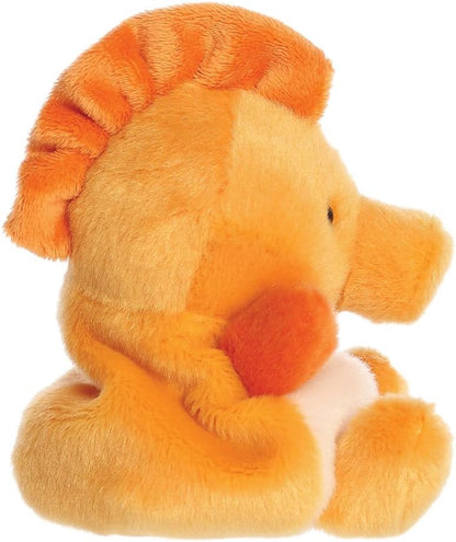 AURORA 34148, Palm Pals Felipe Seahorse, 13cm, Soft Toy, Orange