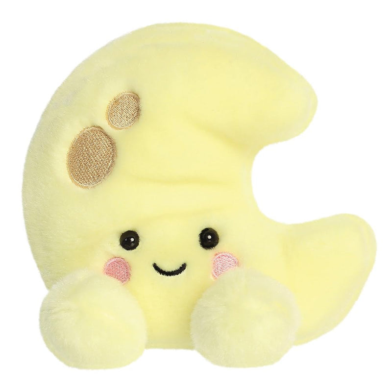 AURORA 34150, Palm Pals Evelyn Crescent Moon, 13cm, Soft Toy, Yellow