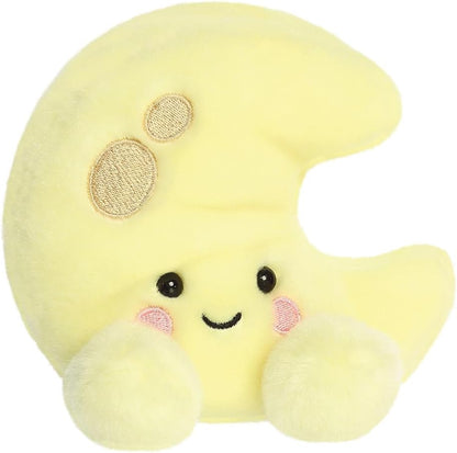 AURORA 34150, Palm Pals Evelyn Crescent Moon, 13cm, Soft Toy, Yellow