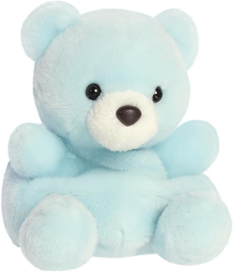 AURORA 34163, Palm Pals Benny Baby Bear, 13cm, Soft Toy, Blue