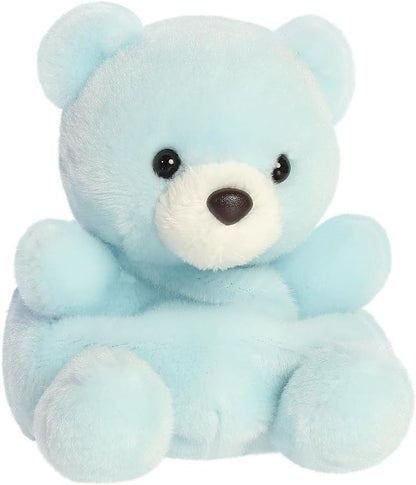 AURORA 34163, Palm Pals Benny Baby Bear, 13cm, Soft Toy, Blue