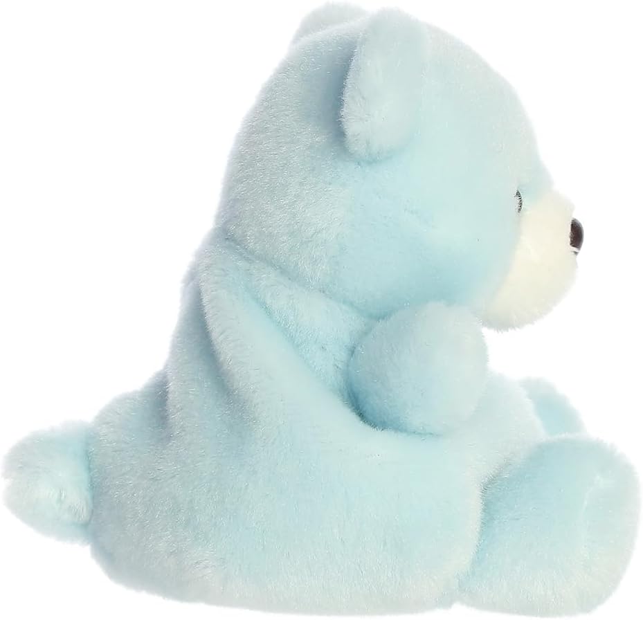 AURORA 34163, Palm Pals Benny Baby Bear, 13cm, Soft Toy, Blue