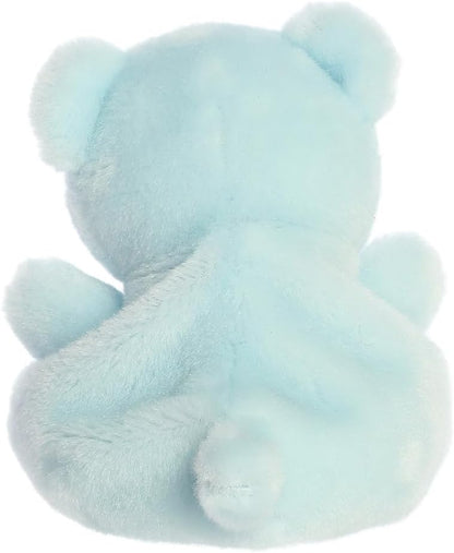 AURORA 34163, Palm Pals Benny Baby Bear, 13cm, Soft Toy, Blue