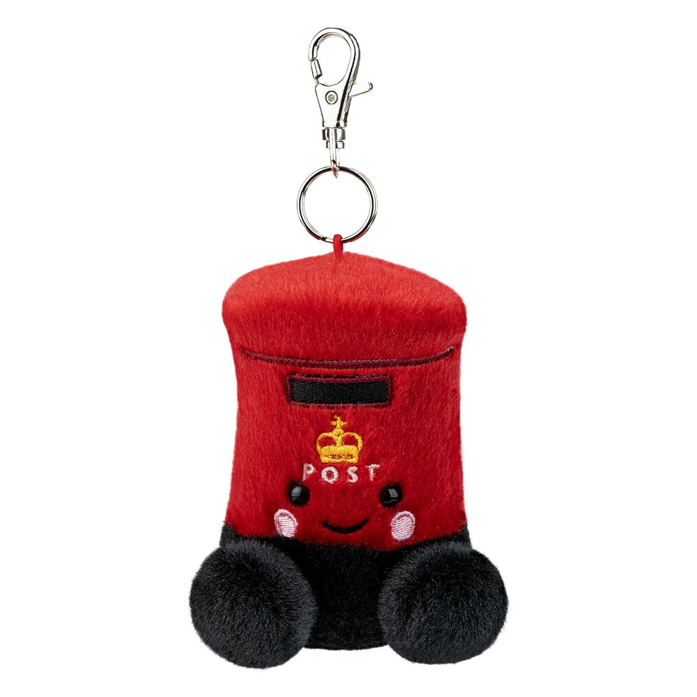 AURORA, 61656, Palm Pals Bobby Post Box Clip-On, 10cm, Soft Toy, Red