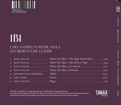 Rolf Wallin: Under City Skin/elegie/Arvo Pärt: Fratres/...