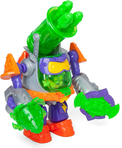 SUPERTHINGS RIVALS OF KABOOM - Ultra Striker Professor K robot from the animated series Superthings Kazoom Power,Contains Ultra Striker robot,exclusive Professor K,3 projectiles,and accessory