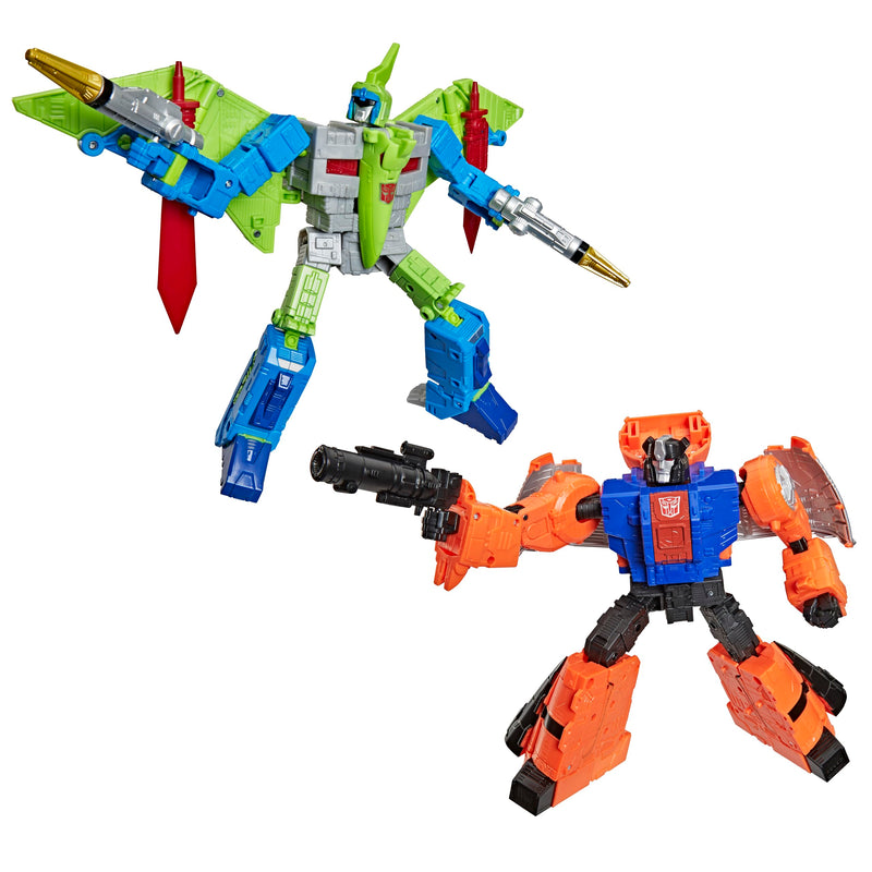 Transformers Age of The Primes, G2 Dinobot Swoop and G2 Dinobot Sludge, 21.5 cm, Convertible Class, Robot Toy, Age 8+